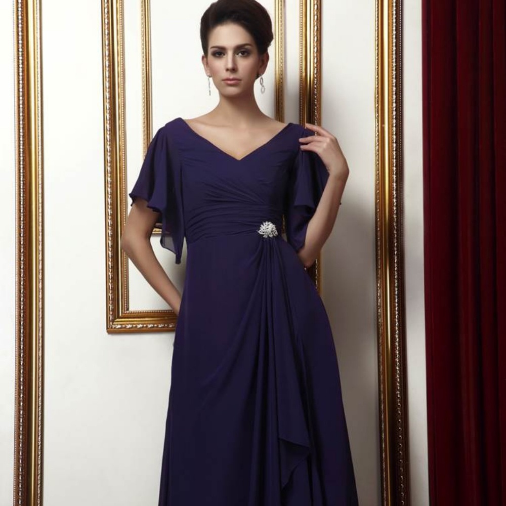 A line Mother of the Bride dress